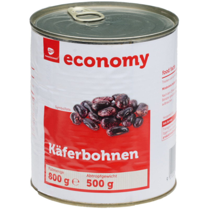 Economy Käferbohnen 850 ml Aromatische steirische Hülsenfrüchte in bester Qualität